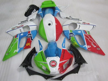 Cheap 1998-2002 Yamaha YZF R6 Motorcycle Fairings - White Blue Green Red Fiat Kastinee Canada