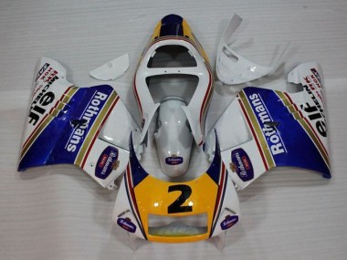 Cheap 1994-1996 White Blue Yellow Honda NSR250 MC28 P4 Motorcycle Fairings Canada