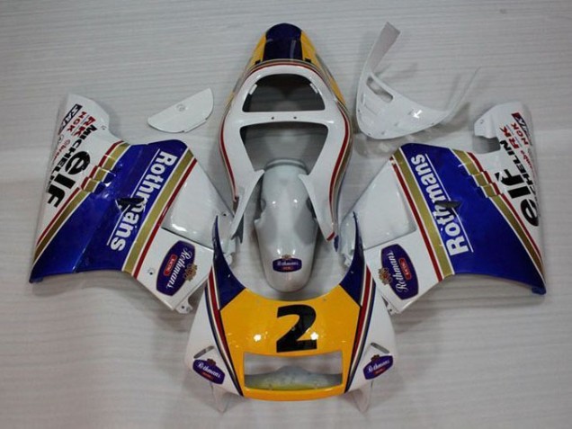 Cheap 1994-1996 White Blue Yellow Honda NSR250 MC28 P4 Motorcycle Fairings Canada Cheap 1994-1996 White Blue Yellow Honda NSR250 MC28 P4 Motorcycle Fairings Canada