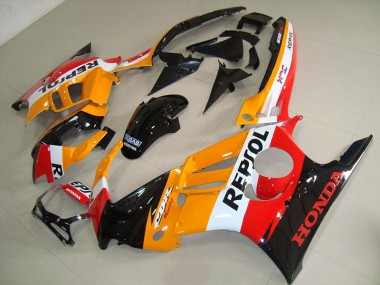 Cheap 1995-1998 Orange Black Red Repsol Honda CBR600 F3 Motorcycle Fairings Canada