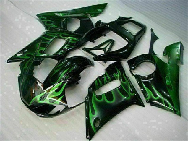 Cheap 1998-2002 Green Black Yamaha YZF R6 Motorcycle Fairings Canada Cheap 1998-2002 Green Black Yamaha YZF R6 Motorcycle Fairings Canada