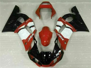 Cheap 1998-2002 Red White Yamaha YZF R6 Motorcycle Fairings Canada