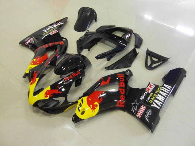 Cheap 2000-2001 Black Red Bull Yamaha YZF R1 Motorcycle Fairings Canada Cheap 2000-2001 Black Red Bull Yamaha YZF R1 Motorcycle Fairings Canada