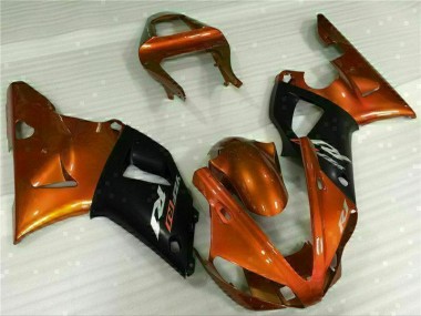 Cheap 2000-2001 Orange Yamaha YZF R1 Full Fairing Kit Canada