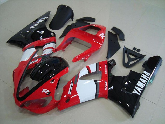 Cheap 2000-2001 Red Black White Yamaha YZF R1 Motorcycle Fairings Canada Cheap 2000-2001 Red Black White Yamaha YZF R1 Motorcycle Fairings Canada