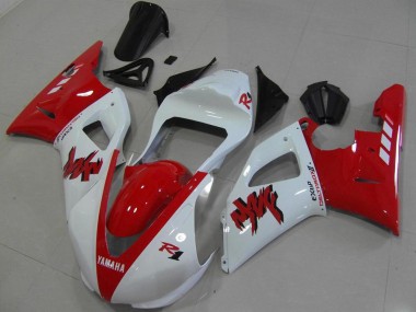 Cheap 2000-2001 Red White Race Yamaha YZF R1 Motorcycle Fairings Canada