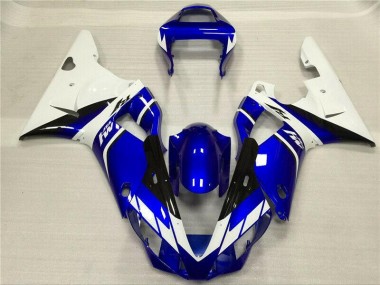 Cheap 2000-2001 White Blue Yamaha YZF R1 Motorcycle Fairings Canada