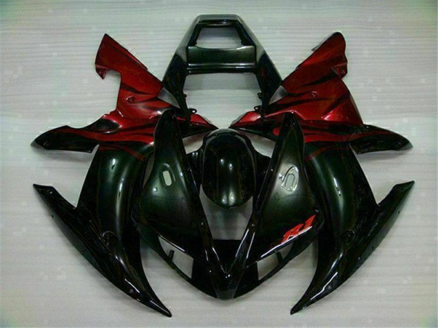 Cheap 2002-2003 Black Red Yamaha YZF R1 Motorcycle Fairings Canada Cheap 2002-2003 Black Red Yamaha YZF R1 Motorcycle Fairings Canada