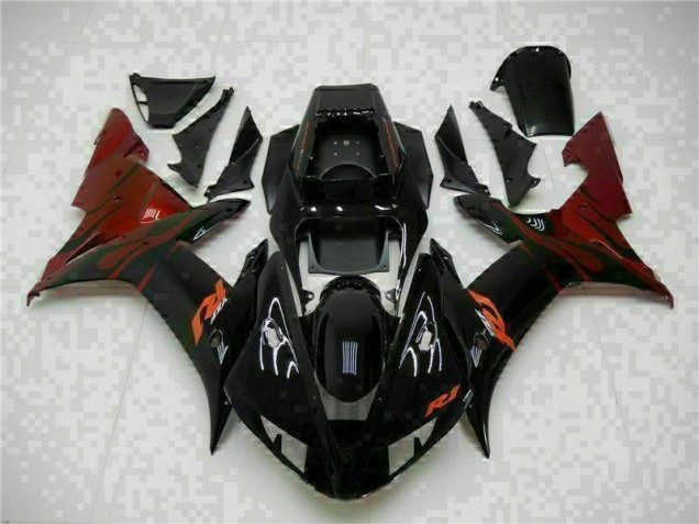 Cheap 2002-2003 Black Yamaha YZF R1 Full Fairing Kits Canada Cheap 2002-2003 Black Yamaha YZF R1 Full Fairing Kits Canada