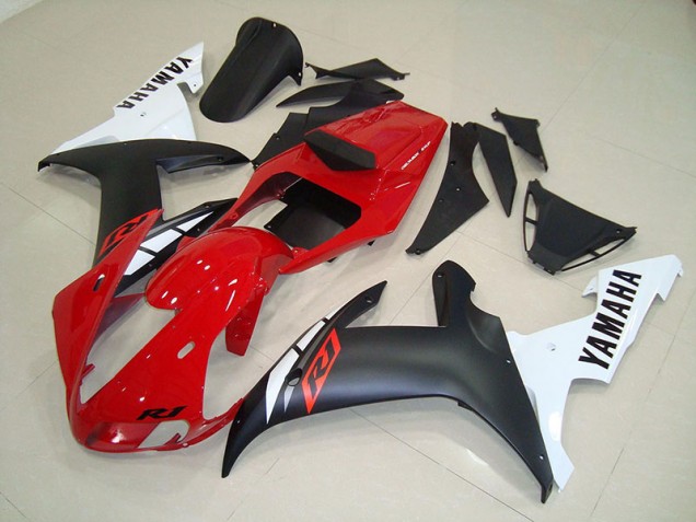 Cheap 2002-2003 Matte Black Red Yamaha YZF R1 Motorcycle Fairings Canada Cheap 2002-2003 Matte Black Red Yamaha YZF R1 Motorcycle Fairings Canada