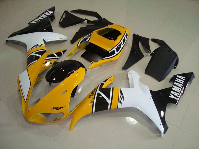 Cheap 2002-2003 Yellow Anniversary Yamaha YZF R1 Motorcycle Fairings Canada Cheap 2002-2003 Yellow Anniversary Yamaha YZF R1 Motorcycle Fairings Canada