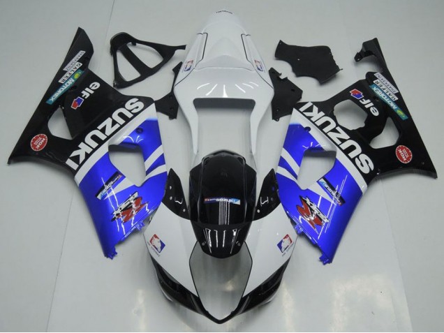 Cheap 2003-2004 Blue White and Black Suzuki GSXR 1000 Motorcycle Fairings Canada Cheap 2003-2004 Blue White and Black Suzuki GSXR 1000 Motorcycle Fairings Canada