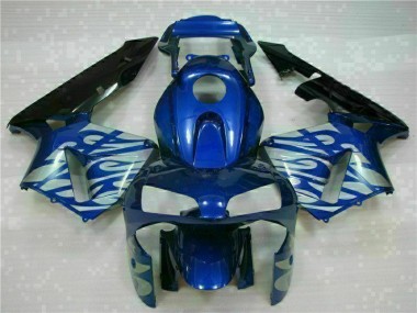 Cheap 2003-2004 Blue with Silver Flame Honda CBR600RR Motorcycle Fairings Canada