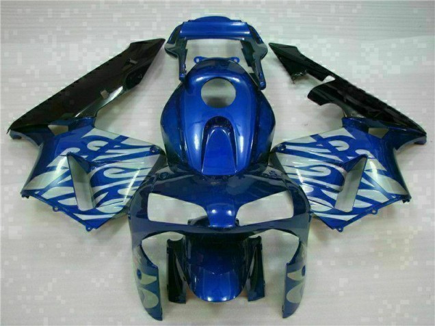 Cheap 2003-2004 Blue with Silver Flame Honda CBR600RR Motorcycle Fairings Canada Cheap 2003-2004 Blue with Silver Flame Honda CBR600RR Motorcycle Fairings Canada