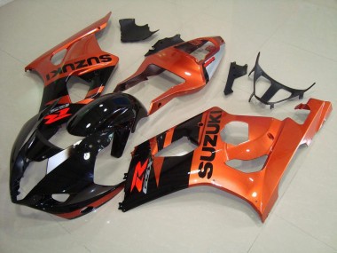 Cheap 2003-2004 Orange and Black Suzuki GSXR 1000 Motorcycle Fairings Canada