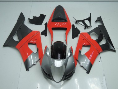Cheap 2003-2004 Red and Grey Suzuki GSXR 1000 Motorcycle Fairings Canada