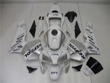 Cheap 2003-2004 Silver White Black Honda CBR600RR Motorcycle Fairings Canada