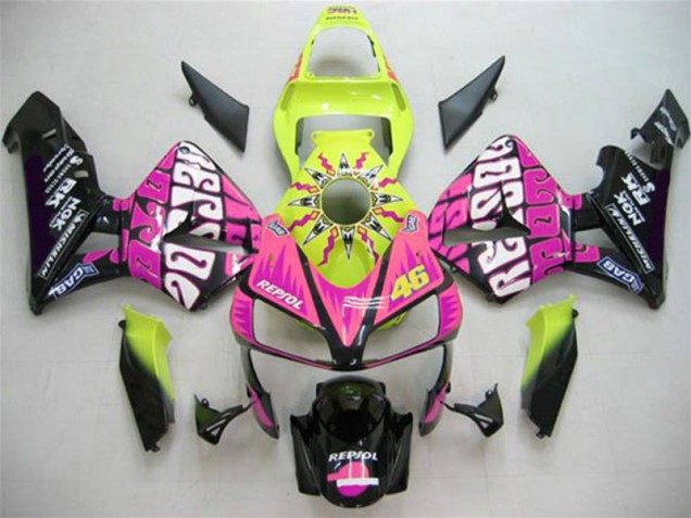 Cheap 2003-2004 Valentino Rossi Mf6214 Honda CBR600RR Motorcycle Fairings Canada Cheap 2003-2004 Valentino Rossi Mf6214 Honda CBR600RR Motorcycle Fairings Canada