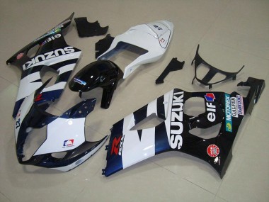 Cheap 2003-2004 White Black Elf Suzuki GSXR 1000 Motorcycle Fairings Canada