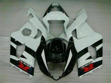 Cheap 2003-2004 White Black Suzuki GSXR 1000 Full Fairing Kit Canada