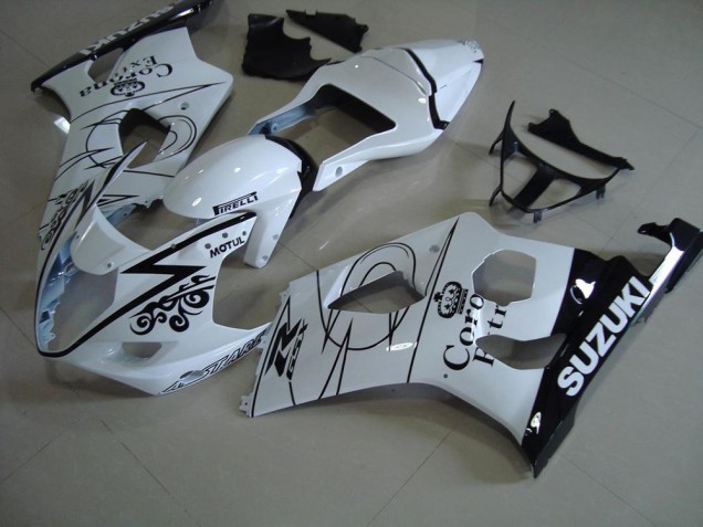 Cheap 2003-2004 White Corona Suzuki GSXR 1000 Motorcycle Fairings Canada Cheap 2003-2004 White Corona Suzuki GSXR 1000 Motorcycle Fairings Canada