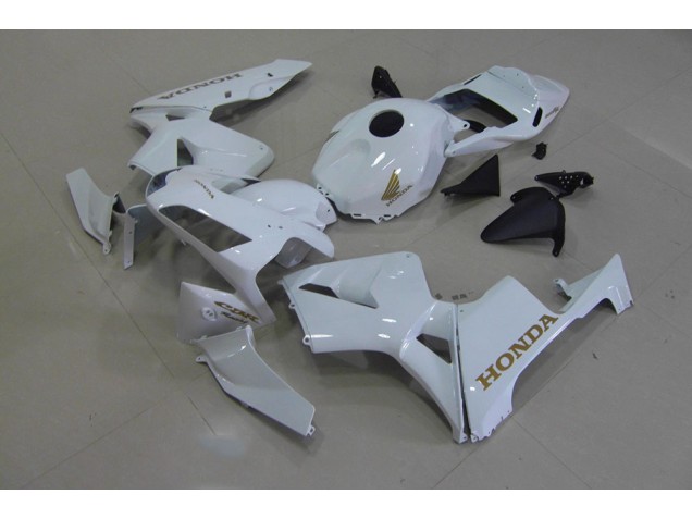 Cheap 2003-2004 White Gold Honda CBR600RR Motorcycle Fairings Canada Cheap 2003-2004 White Gold Honda CBR600RR Motorcycle Fairings Canada