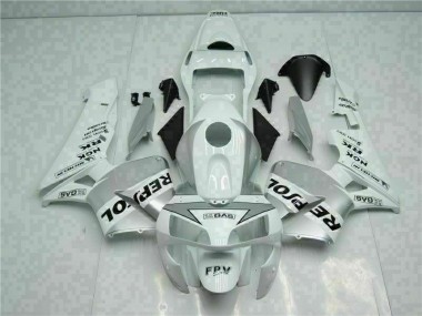 Cheap 2003-2004 White Silver Honda CBR600RR Motorcycle Fairings Canada