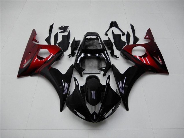Cheap 2003-2005 Black Red Yamaha YZF R6 Motorcycle Fairings Canada Cheap 2003-2005 Black Red Yamaha YZF R6 Motorcycle Fairings Canada