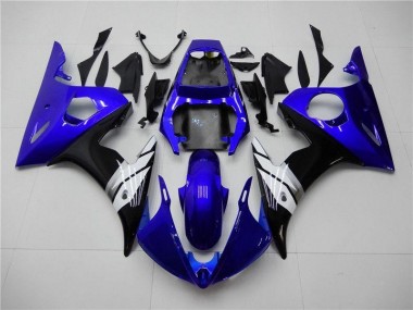 Cheap 2003-2005 Blue White Black Yamaha YZF R6 Motorcycle Fairings Canada