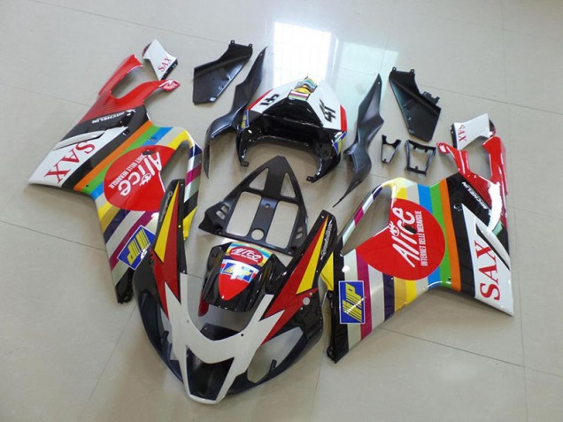 Cheap 2003-2005 Colorfull Sax Aprilia RSV1000 Motorcycle Fairings Canada Cheap 2003-2005 Colorfull Sax Aprilia RSV1000 Motorcycle Fairings Canada