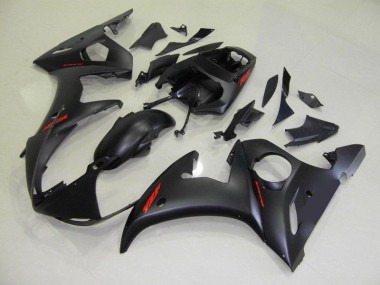 Cheap 2003-2005 Matte Black Red Decals Yamaha YZF R6 Motorcycle Fairings Canada