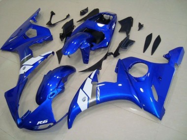 Cheap 2003-2005 OEM Style Blue Yamaha YZF R6 Motorcycle Fairings Canada