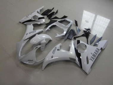Cheap 2003-2005 White and Grey Decals Yamaha YZF R6 Motorcycle Fairings Canada