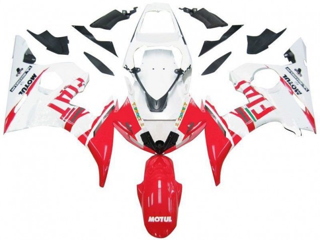 Cheap 2003-2005 White Red Fiat Yamaha YZF R6 Motorcycle Fairings Canada Cheap 2003-2005 White Red Fiat Yamaha YZF R6 Motorcycle Fairings Canada