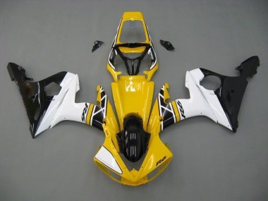 Cheap 2003-2005 Yellow White Black Yamaha YZF R6 Motorcycle Fairings Canada