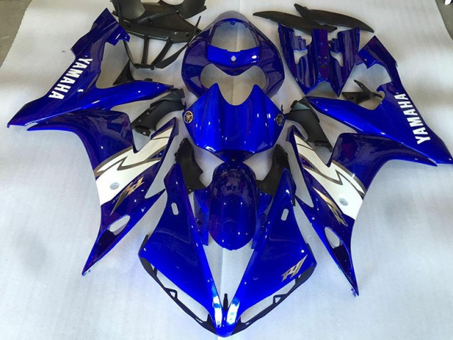 Cheap 2004-2006 Glossy Blue White Yamaha YZF R1 Motorcycle Fairings Canada