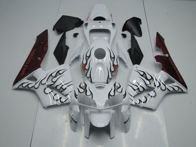 Cheap 2005-2006 Black Flame Honda CBR600RR Motorcycle Fairings Canada Cheap 2005-2006 Black Flame Honda CBR600RR Motorcycle Fairings Canada