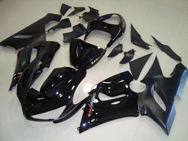 Cheap 2005-2006 Black Kawasaki Ninja ZX6R Motorcycle Fairings Canada Cheap 2005-2006 Black Kawasaki Ninja ZX6R Motorcycle Fairings Canada