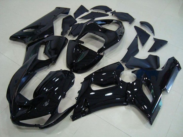 Cheap 2005-2006 Glossy Black Kawasaki Ninja ZX6R Motorcycle Fairings & Bodywork Canada Cheap 2005-2006 Glossy Black Kawasaki Ninja ZX6R Motorcycle Fairings & Bodywork Canada