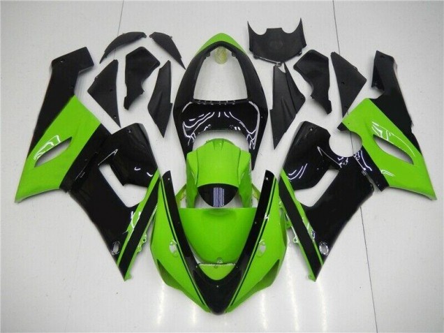 Cheap 2005-2006 Green Black Kawasaki Ninja ZX6R Motorcycle Fairings & Bodywork Canada Cheap 2005-2006 Green Black Kawasaki Ninja ZX6R Motorcycle Fairings & Bodywork Canada