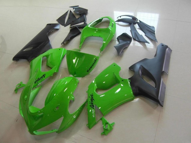 Cheap 2005-2006 Green Kawasaki Ninja ZX6R Motorcycle Fairings Canada Cheap 2005-2006 Green Kawasaki Ninja ZX6R Motorcycle Fairings Canada
