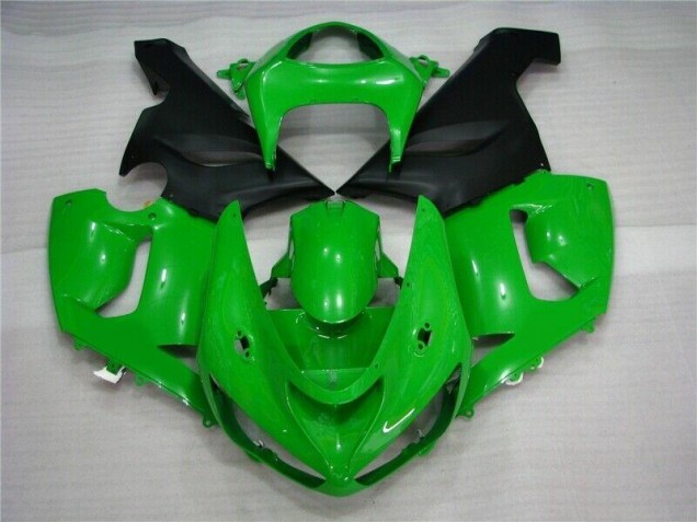 Cheap 2005-2006 Green Matte Black Kawasaki Ninja ZX6R Motorcycle Fairings Canada Cheap 2005-2006 Green Matte Black Kawasaki Ninja ZX6R Motorcycle Fairings Canada