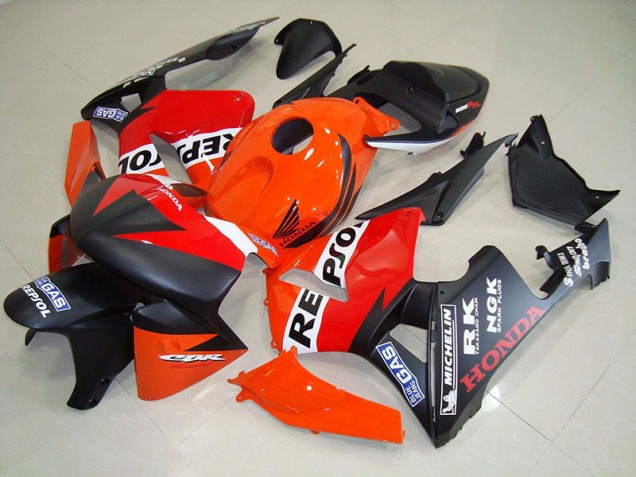 Cheap 2005-2006 Matte Black Repsol Race Honda CBR600RR Motorcycle Fairings Canada Cheap 2005-2006 Matte Black Repsol Race Honda CBR600RR Motorcycle Fairings Canada