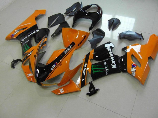 Cheap 2005-2006 Orange Monster Kawasaki Ninja ZX6R Motorcycle Fairings Canada Cheap 2005-2006 Orange Monster Kawasaki Ninja ZX6R Motorcycle Fairings Canada