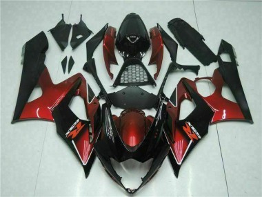 Cheap 2005-2006 Red Black Suzuki GSXR 1000 Plastics Fairing Kits Canada
