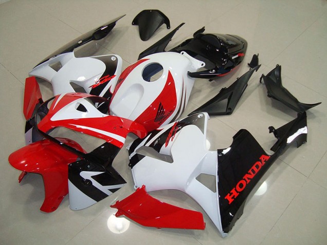 Cheap 2005-2006 Red White Black Honda CBR600RR Fairing Kit Canada Cheap 2005-2006 Red White Black Honda CBR600RR Fairing Kit Canada