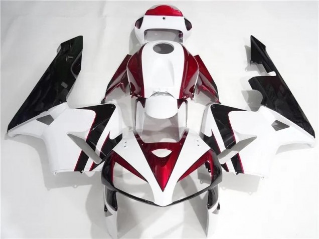 Cheap 2005-2006 Red White Black Honda CBR600RR Motorcycle Fairings Canada Cheap 2005-2006 Red White Black Honda CBR600RR Motorcycle Fairings Canada