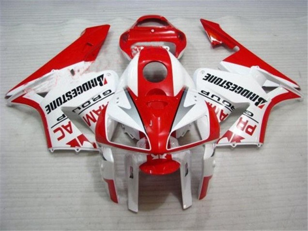 Cheap 2005-2006 Red White Honda CBR600RR Full Fairing Kit Canada Cheap 2005-2006 Red White Honda CBR600RR Full Fairing Kit Canada