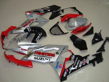 Cheap 2005-2006 Silver and Red Suzuki GSXR 1000 Motorcycle Fairings Canada