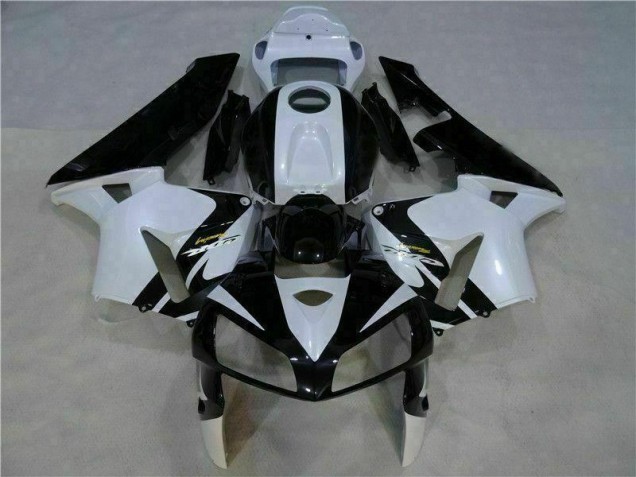 Cheap 2005-2006 White Black Honda CBR600RR Full Fairing Kit Canada Cheap 2005-2006 White Black Honda CBR600RR Full Fairing Kit Canada